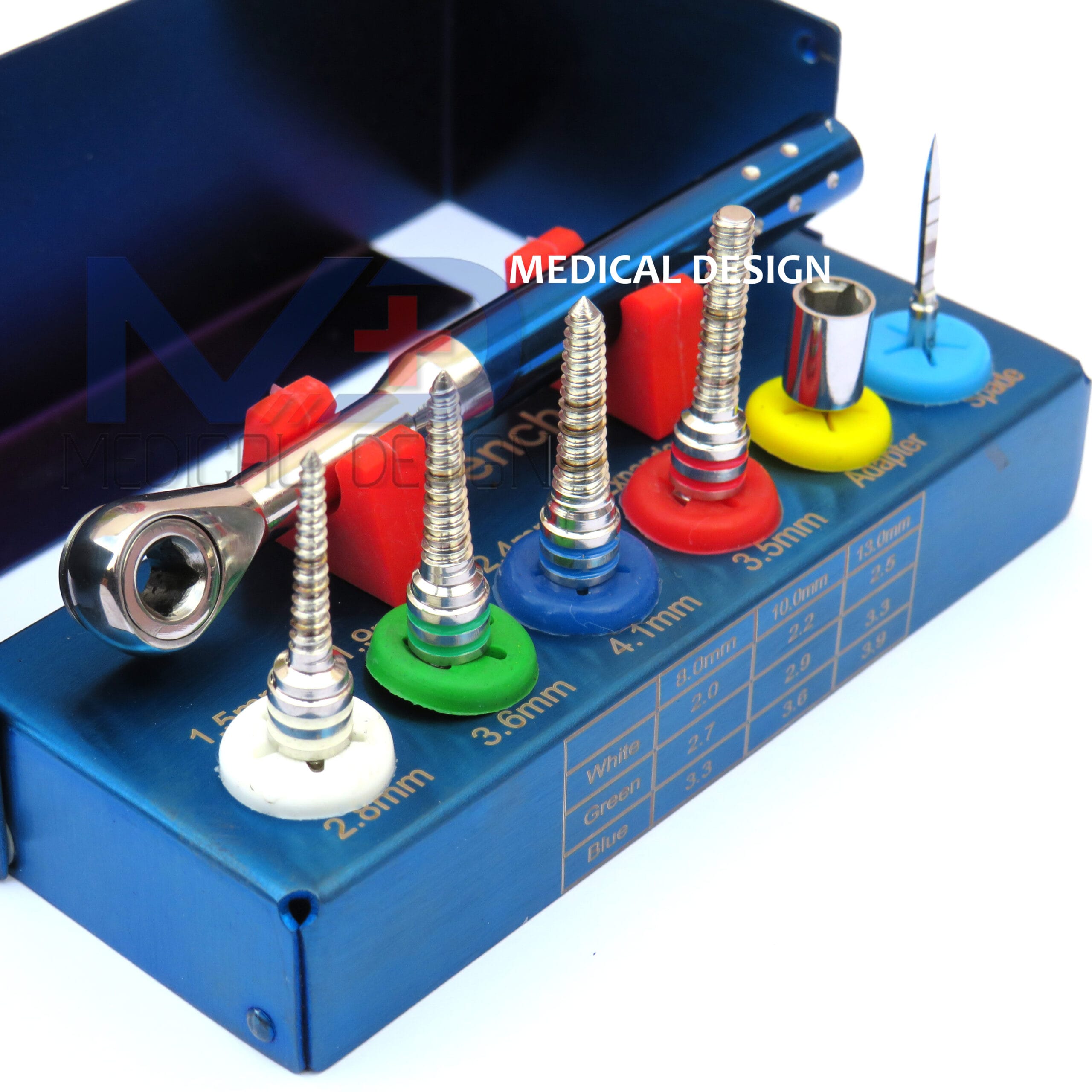 8 Pcs Bone Compression Kit Dental Implant Surgical Sinus Lift Expander Screws Surgical Instruments